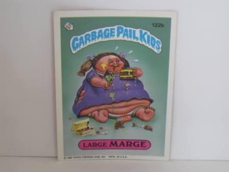 122b Large MARGE [Copyright] 1986 Topps Garbage Pail Kids Card
